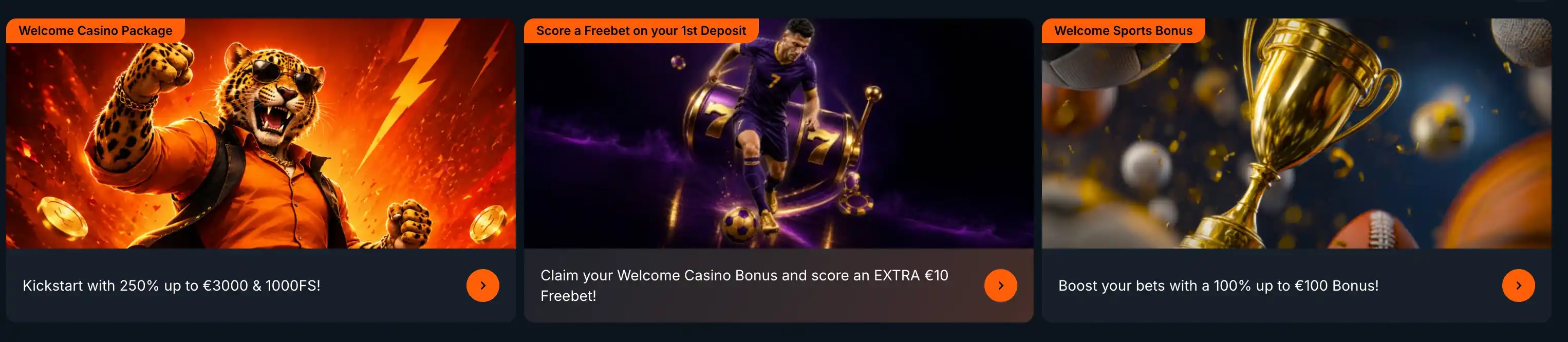 Luck Leopard welcome bonus offer